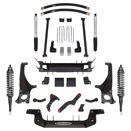 برو كومب – نظام رفع المركبة 6 انش مع مساعدات أمامية &quot;MX2.75&quot; , ومساعدات خلفية &quot;برو رنر&quot; – تويوتا تندرا
