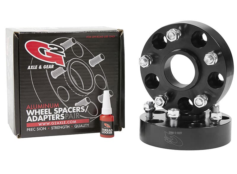 G2 Axle &amp; Gear 1.75&quot; Wheel Spacer Kit - Jeep Wrangler JL (2018-2022) / Gladiator JT (2020-2022)