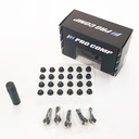 [PXA11184B] Pro Comp 1/2&quot; Black Lug Nut Kit (25-Piece) - Jeep Wrangler JK