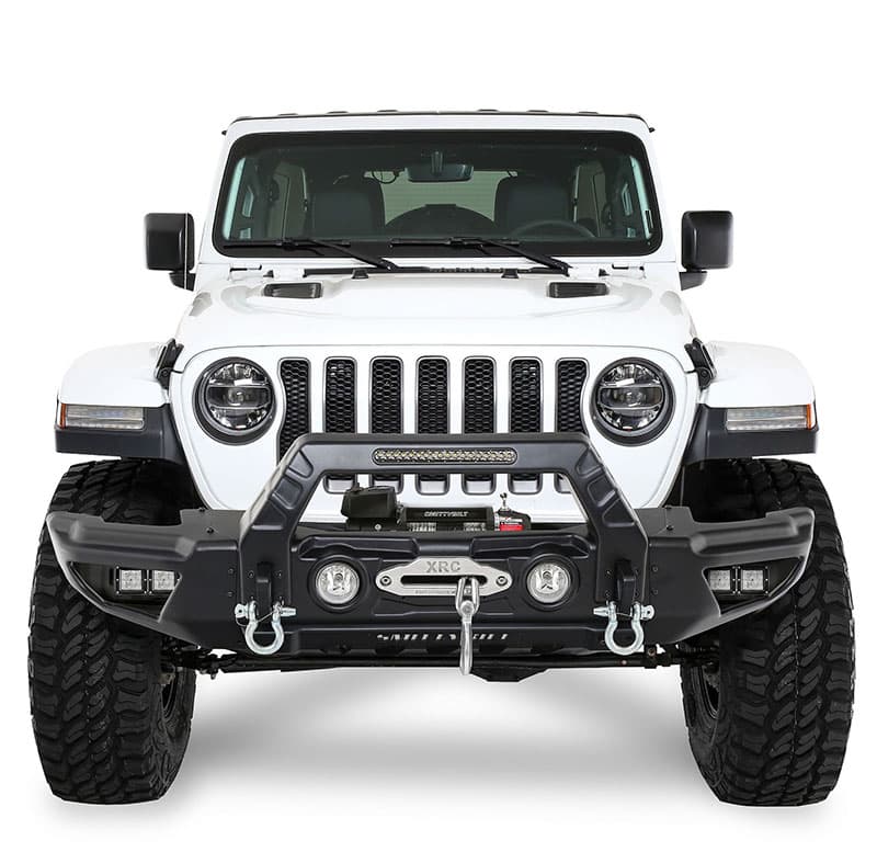 Smittybilt Stryker Front Bumper + Wings - Jeep Wrangler JK/JL