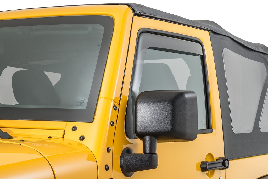 WeatherTech Side Window Deflector - Jeep Wrangler JK 2-Door ( 2007 - 2018 )