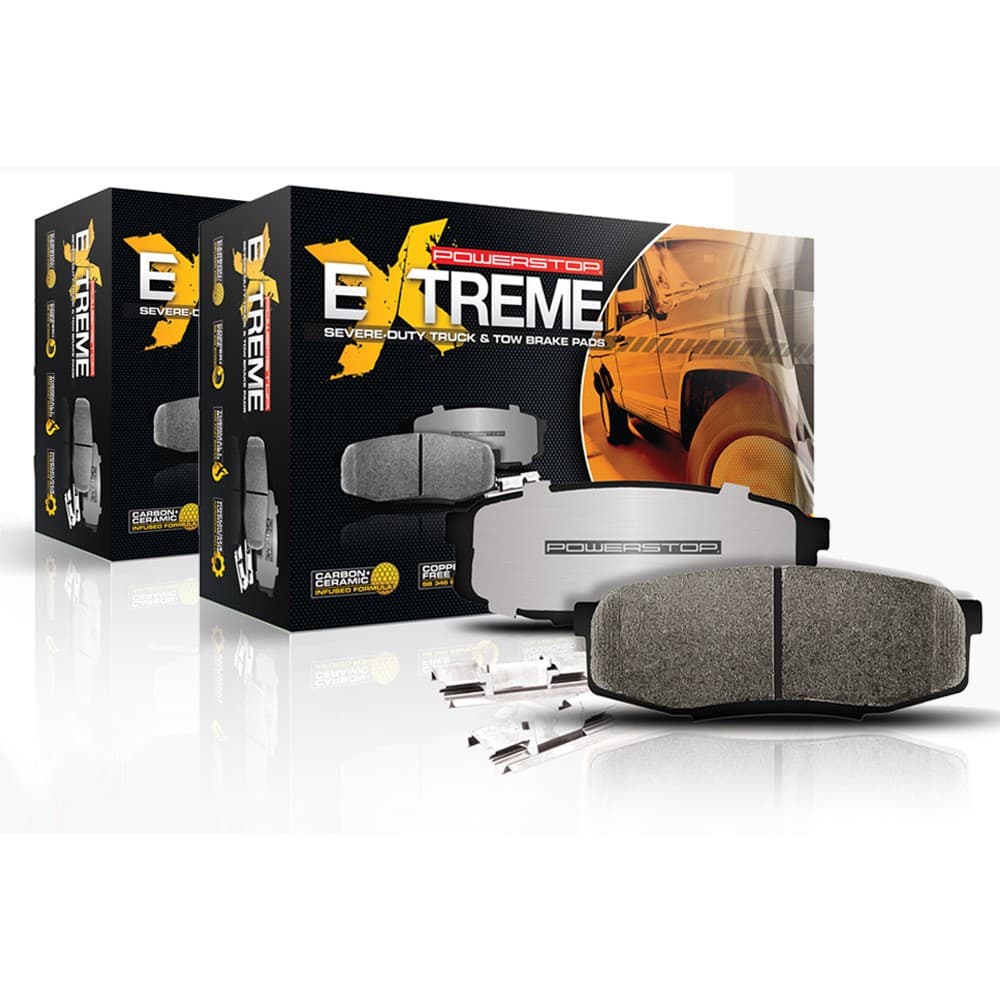 Power Stop ( Front + Rear ) Z36 Extreme Performance Carbon-Ceramic Brake Pads - Jeep Wrangler JL (2018-2022)