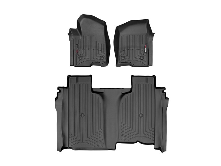 WeatherTech (Front + Rear) Floor Liners (Crew Cab) - Silverado/Sierra 1500 (2019-2022)