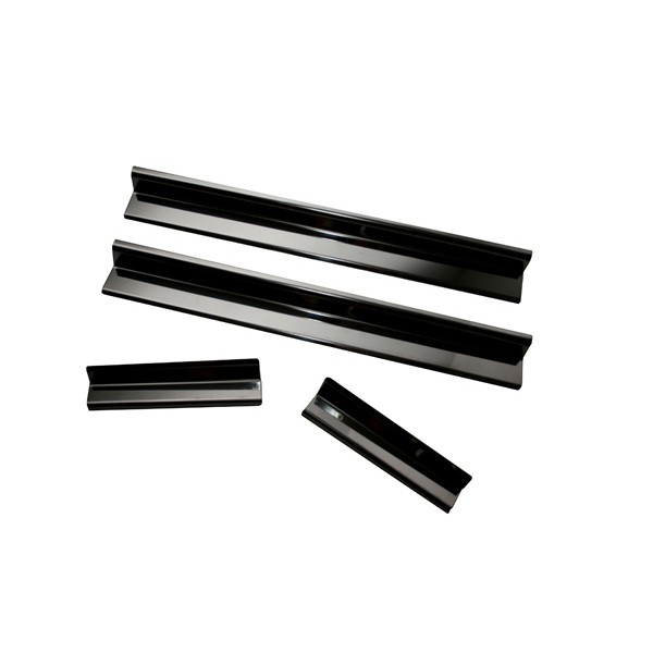 Rugged Ridge Entry Guard Set in Black - Jeep Wrangler Unlimited JK 4-Door ( 2007 - 2018 )