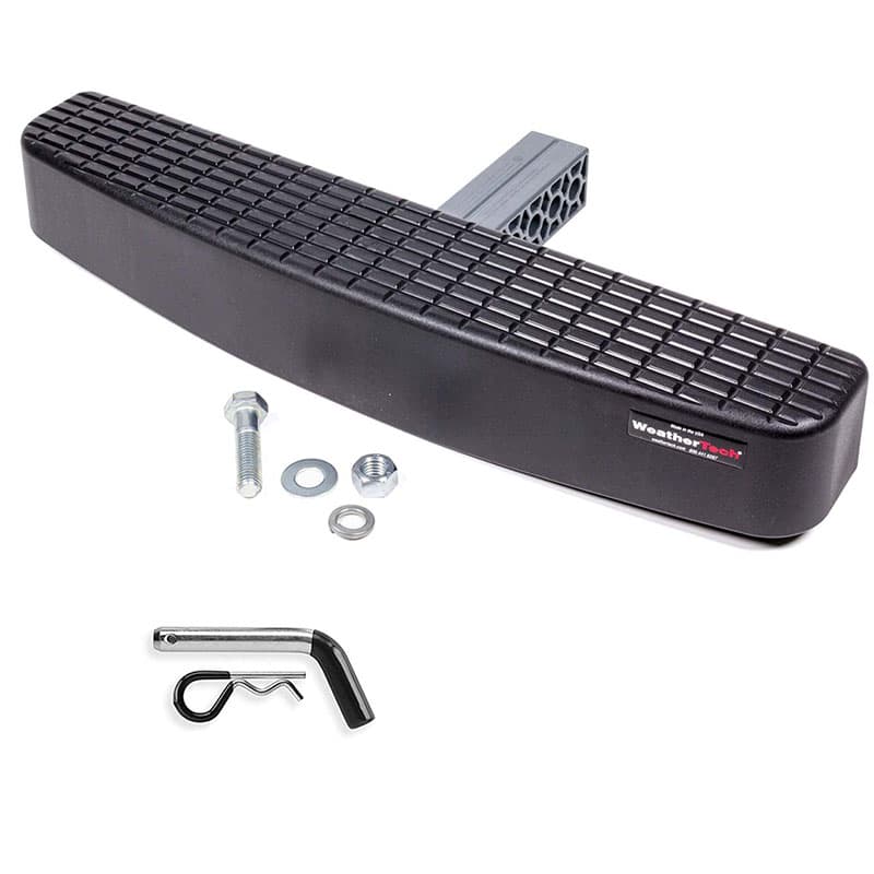 WeatherTech BumpstepXL Hitch Step with Standard Plated Hardware + Hitch Pin - Universal