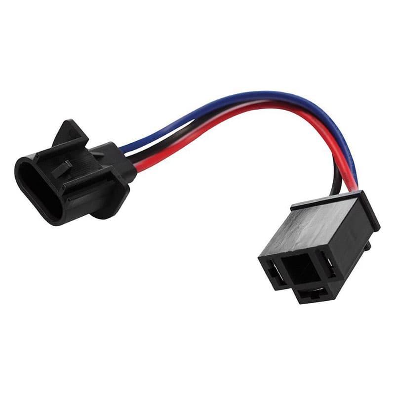 [J-W3266081] JW Speaker H4 to H13 Headlight Jumper (Black) - Jeep Wrangler JK