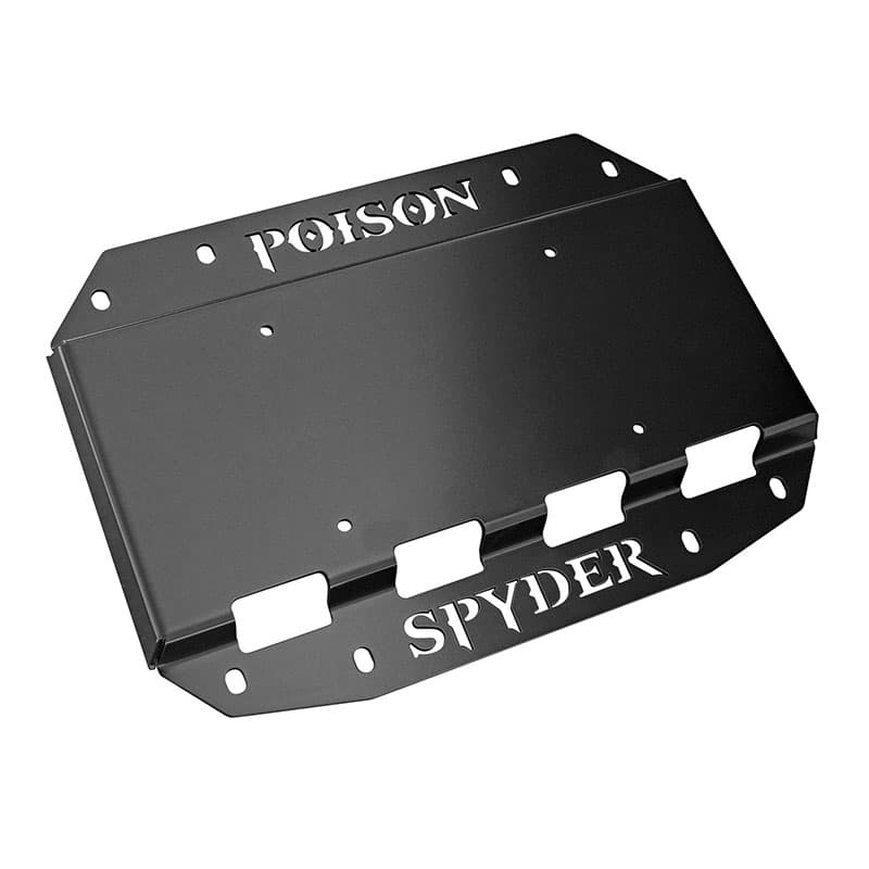 Poison Spyder Tire Carrier Delete Plate with Camera Mount (Black) - Jeep Wrangler JL (2018-2022)