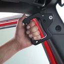 Smittybilt Aluminum Front Grab Handles - Jeep Wrangler JK