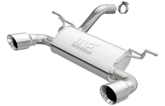 [19385] MagnaFlow Street Series Axle-Back Performance Exhaust System (Dual Split Rear) 2 &amp; 4 DOORS - Jeep Wrangler JL ( 2018-2024)