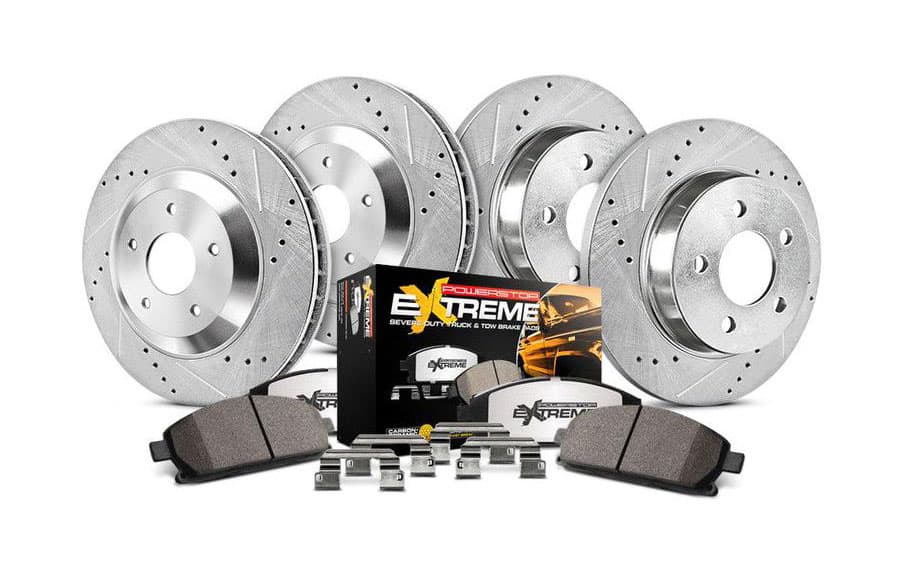 Power Stop (Front &amp; Rear) Z36 Extreme Performance Truck &amp; Tow Brake Kit - Jeep Wrangler JL ( 2018 - 2022 )