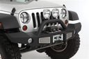 Smittybilt XRC Atlas Front Winch Bumper with Grill Guard and Fog Light Holes - Jeep Wrangler JK