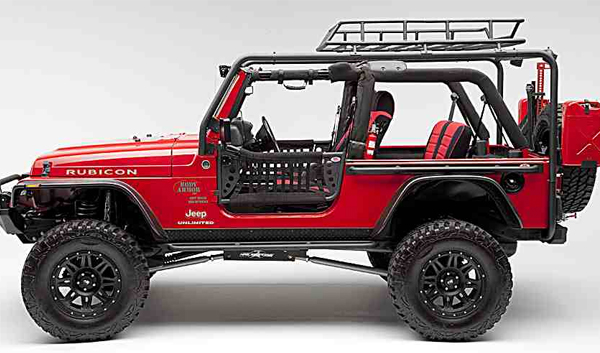 Body Armor Front Trail Doors - Jeep Wrangler JK