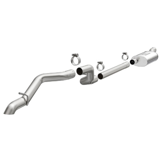 [19386] MagnaFlow Rock Crawler Series Cat-Back Performance Exhaust System 2 &amp; 4 DOORS- Jeep Wrangler JL ( 2018 - 2024 )