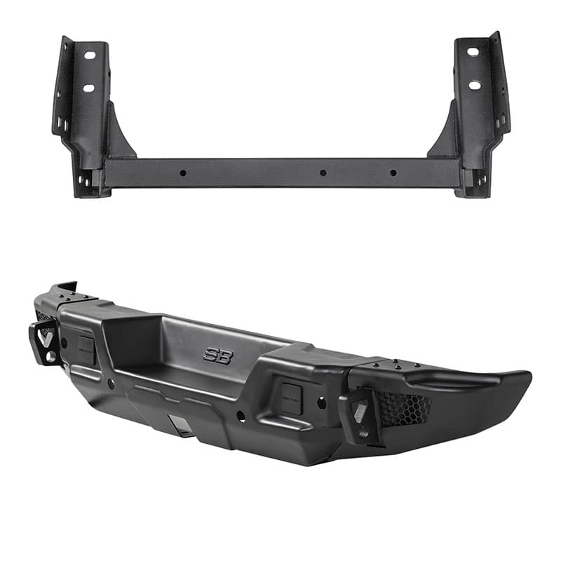 Smittybilt Stryker Rear Bumper and Bracket Kit - Jeep Gladiator JT (2020-2022)