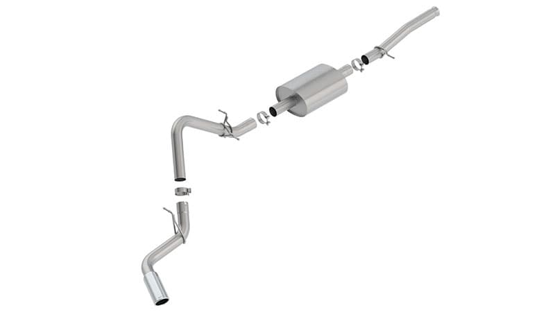 Borla (140805) S-Type Cat-Back Exhaust System (Truck Side Exit) - Silverado/Sierra 1500 (2019-2022)