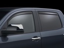 [84450] WeatherTech Front &amp; Rear Side Window Deflectors (Dark Tint) - Toyota Tundra CrewMax (2007-2018)