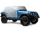 Smittybilt Water-Resistant Cab Cover with Door Flaps in Gray  - Wrangler Unlimited JK 4 Door