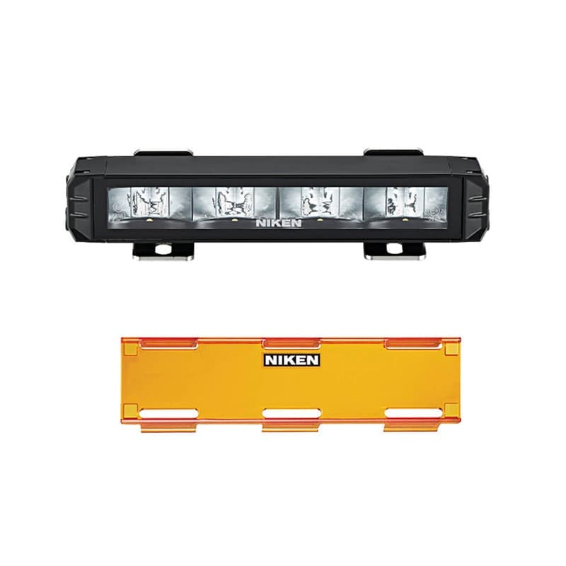 NIKEN 9&quot; LED Light Bar and Cover (AMBER) - Universal