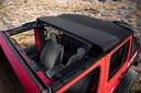 Rampage TrailView Fastback with Fold-Back Sunroof (Black Diamond) - Jeep Wrangler Unlimited JL 4-Door (2018-2022)