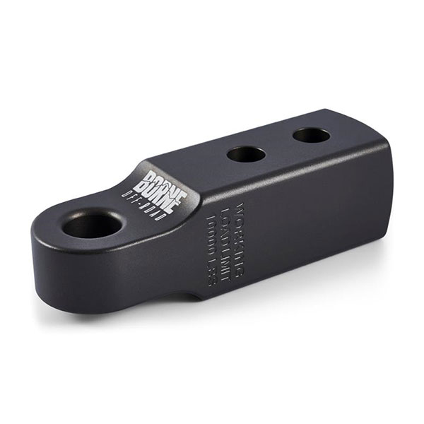 Borne Off-Road 2” Hitch Receiver Shackle Mount (Hard Anodized Gray) - Universal
