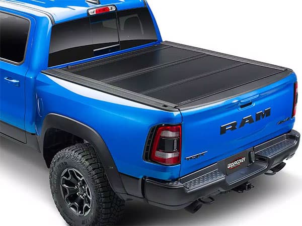 [UX32011] UnderCover Ultra Flex Hard Folding Tonneau Cover w/ RamBox w/out Black Track System (Short Bed) - Ram 1500 (2019-2022)