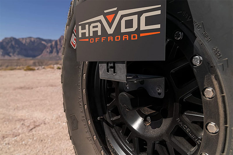 Havoc Offroad License Plate Relocation Bracket - Ford Bronco (2021-2022)