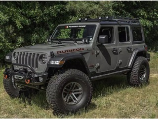 Rugged Ridge Roof Rack with Basket - Jeep Wrangler Unlimited JL 4-Door ( 2018 - 2023 )