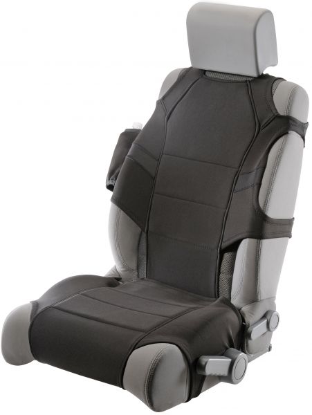 Rugged Ridge Black Neoprene Seat Vests - Jeep Wrangler JK (2007-2018) / JL (2018-2023)