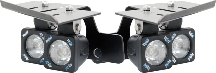[XIL-OE0711CSS1101] VisionX 2&quot; Square LED Fog Lights with Mounting Kit - Chevy Silverado 1500 ( 2007 - 2013 )
