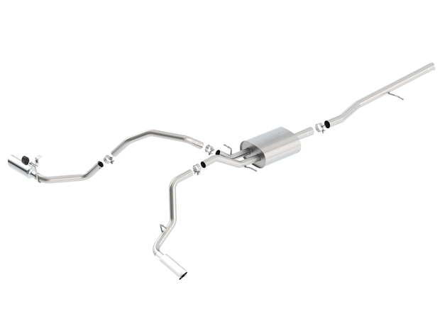 [140544] Borla (140544) Touring Cat-Back Exhaust System - Silverado/Sierra 1500 V8 5.3L ( 2014 - 2018 )