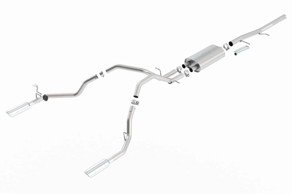 Borla (140429) S-Type Cat-Back Exhaust System - Silverado/Sierra ( 2007 - 2013 )
