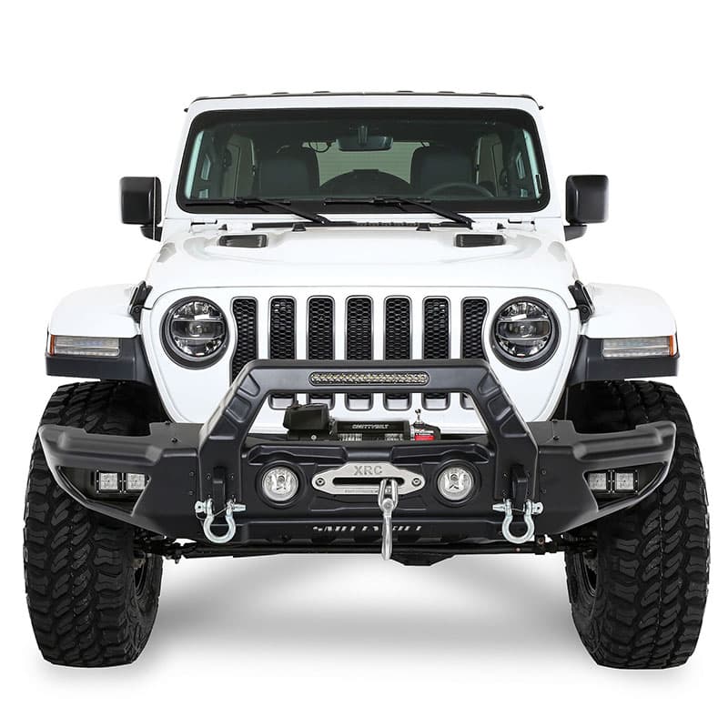 Smittybilt Stryker Front Bumper + Wings - Jeep Wrangler JK/JL | Argoob ...