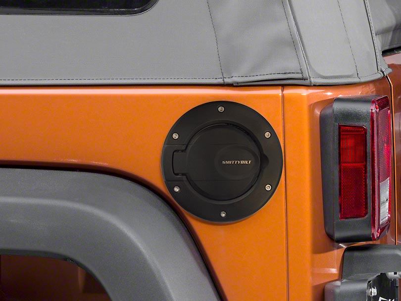 Smittybilt Billet Style Gas Cover - Jeep Wrangler JK | Argoob Auto ...