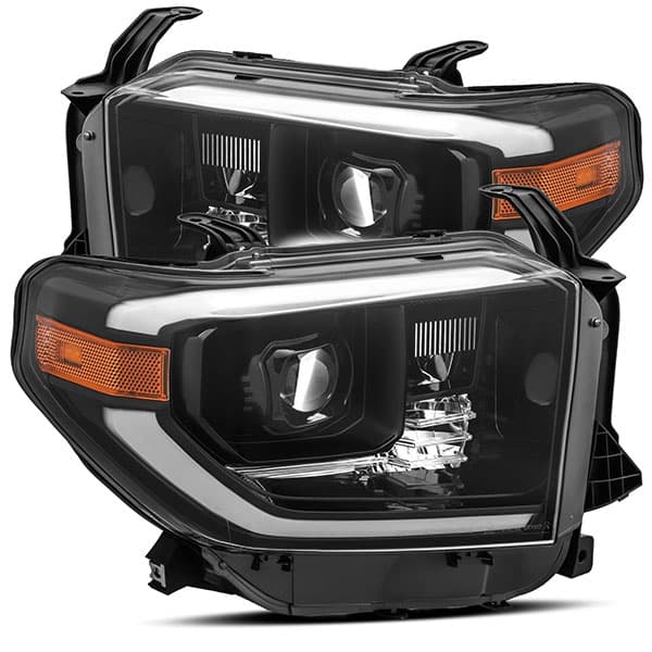 [880804] AlphaRex LUXX-Series LED Projector Headlights (Alpha-Black ...